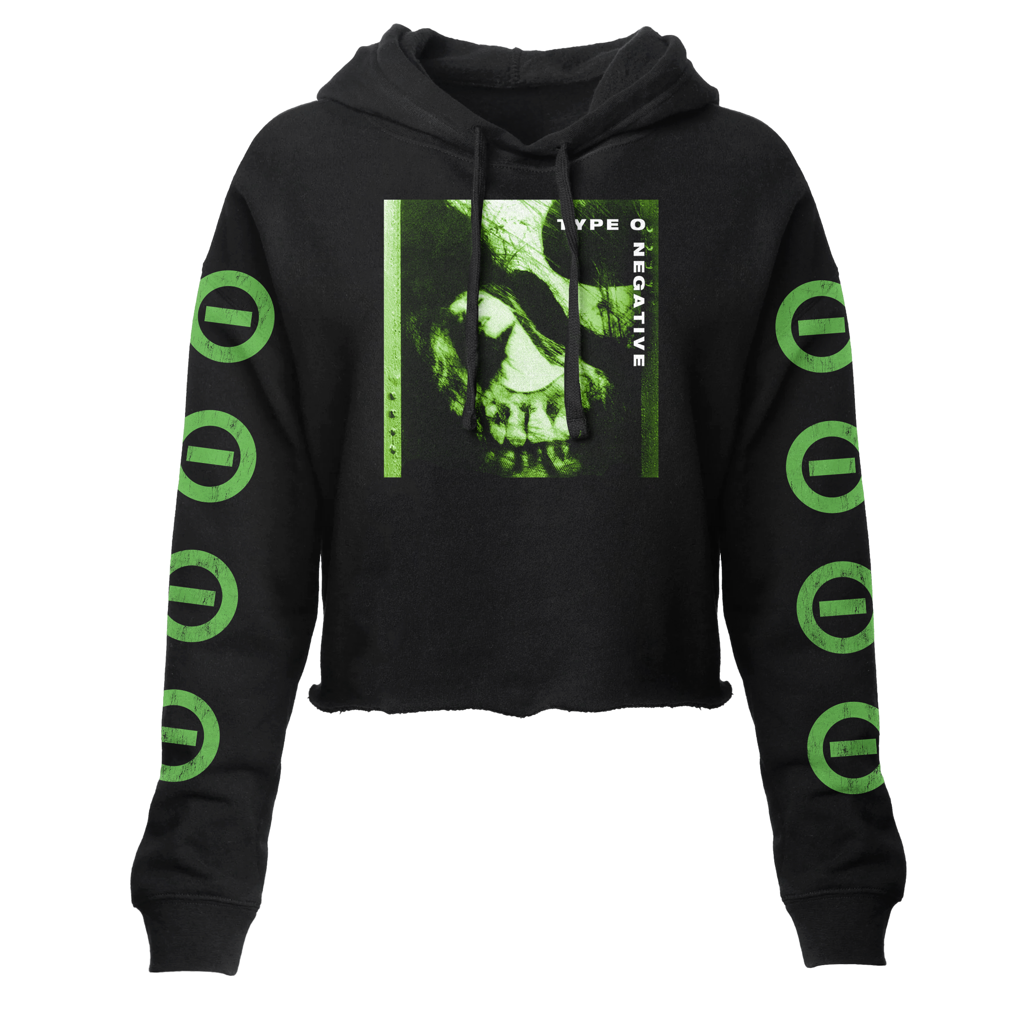 Type O Cropped Hoodie woman Type O Negative Official Store